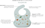 Loulou Lollipop Soft, Waterproof Silicone Feeding Bib - Image 8