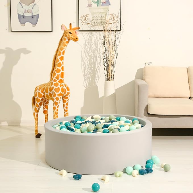 GOGOSO Ball Pit Balls Stars Moon Shapes Plastic Pitballs - Image 7