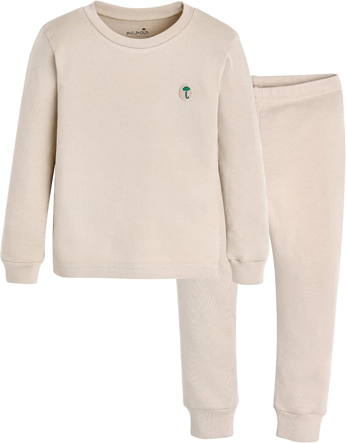 moimoln 6M-8Y Modal Cotton Solid Soft Breathable Baby Toddler Boys Girls Snug by moimoln