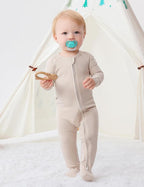 JunNeng Viscose from Bamboo Baby Sleeper, Newborn Footie Pajamas - Image 5