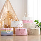 Baby Diaper Caddy Organizer, Cotton Rope Diaper Basket, Baby Basket - Image 6