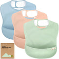 3-Pack Waterproof Baby Bibs for Eating by KeaBabies