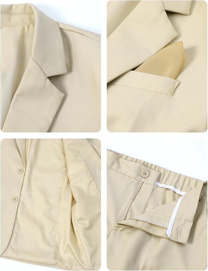 A&J DESIGN Boys 7-Piece Formal Suit Ring Bearer Outfit - Image 5
