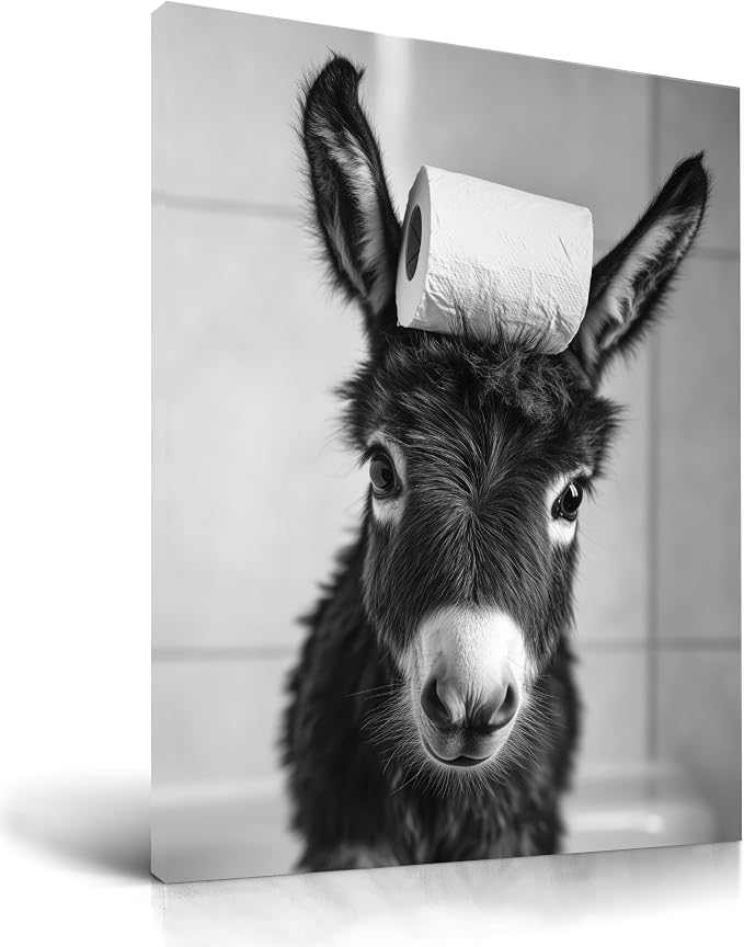 KensTro Funny Bathroom Wall Art Decor, Wall Decor by KensTro
