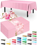 Pureegg Plastic Table Cloth Disposable 8 Pack, 54 x 108 Inch Table Cloths by Pureegg