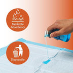 Caring Disposable Underpads 23 x 36 in, Moderate Absorbency Bed Pads, Chucks - Image 3