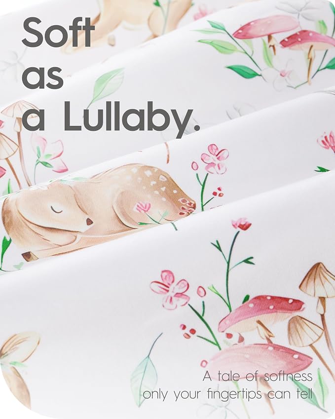Changing Pad Cover for Girls Boys, TotBasic Premium Soft Changing Table Covers - Image 5