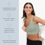 Larken Hands Free Pumping Bra for Breastfeeding | Breast Pump - Image 3