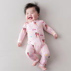 KYTE BABY Unisex Rayon Made From Bamboo Zippered Rompers 0-24 Months - Image 3