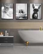 KensTro Funny Bathroom Wall Art Decor, Wall Decor - Image 5