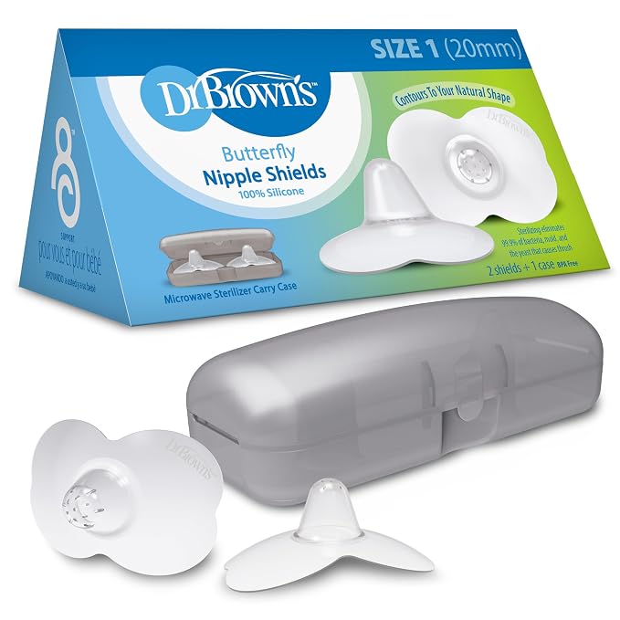 Dr. Brown's Butterfly Breastfeeding Nipple Shields by DrBrowns
