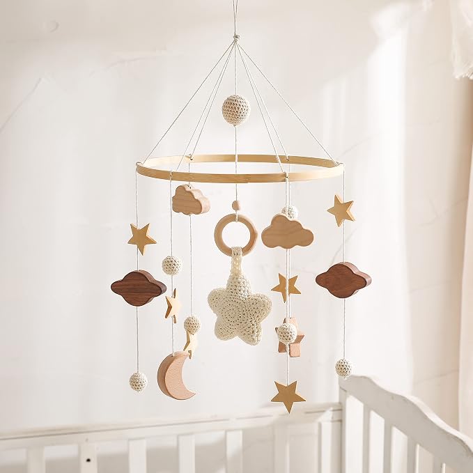 let's make Baby Crib Mobile for Boys Girls| Boho Nursery Mobile| Gender Neutral by letsmake