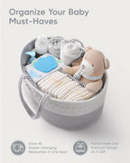 Maliton Cotton Rope Diaper Caddy Organizer - Image 4