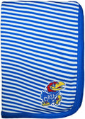 Creative Knitwear Kansas Jayhawk Striped Baby and Toddler Blanket by CollegeBaby