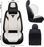 Car Seat Covers Full Coverage Seat Cover Waterproof Faux Leather Cushion - Image 2