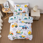 NTBED 4 Pieces Construction Toddler Bedding Set - Image 2