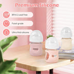 3 Pack Silicone Sleeves for Philips Avent Natural Glass Baby Bottles, Anti - Image 6