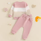 Fernvia Toddler Baby Girl Clothes 3 6 9 12 18 24 Months Fall Outfits Solid Long - Image 3