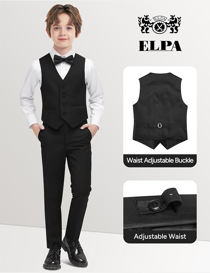 ELPA ELPA Boys' Formal Suit Set, - Image 4