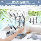Baby Bottle Drying Rack, Baby Bottle Organizer - Image 4