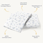 Makemake Organics Organic Toddler Pillowcase GOTS Certified Organic Cotton - Image 5