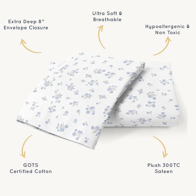 Makemake Organics Organic Toddler Pillowcase GOTS Certified Organic Cotton - Image 5