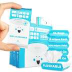 Impossibly Compact Travel Flushable Wipes by MINEEWIPES