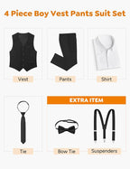 ELPA ELPA Boys' Formal Suit Set, - Image 2