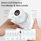 TSRETE Double Wearable Breast Pump, Electric Hands-Free Breast Pumps - Image 2