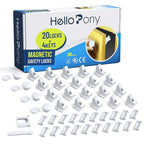 Upgraded Adhesive Magnetic Child Safety Locks by HelloPony