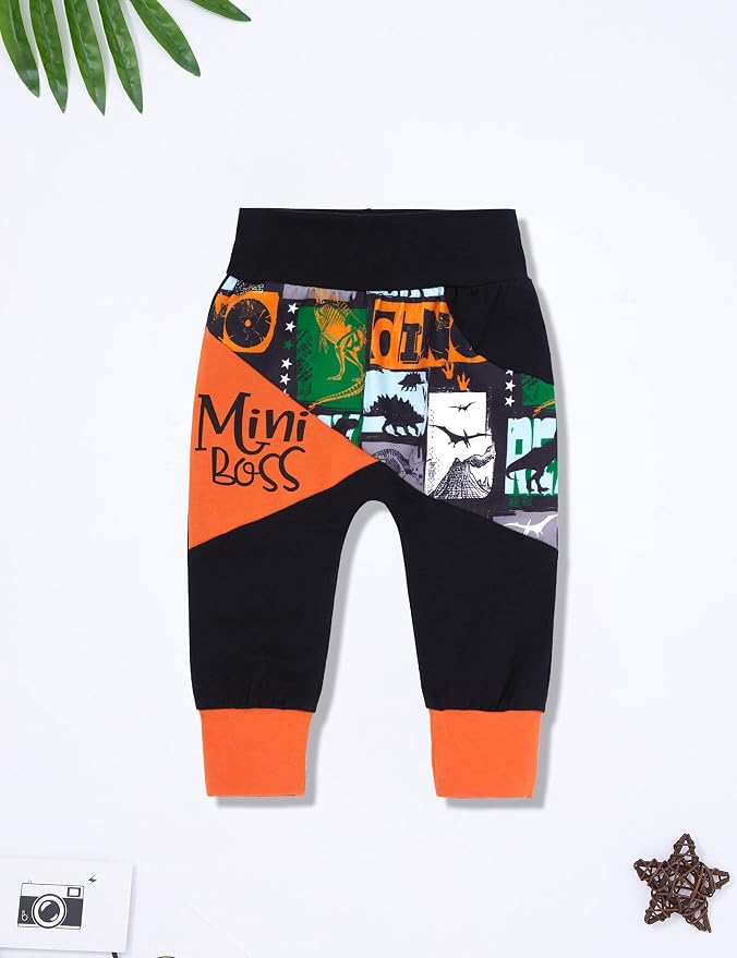 Fommy Newborn Baby Boy Clothes Plaid Letter Print Long Sleeve Hoodies + Long - Image 6