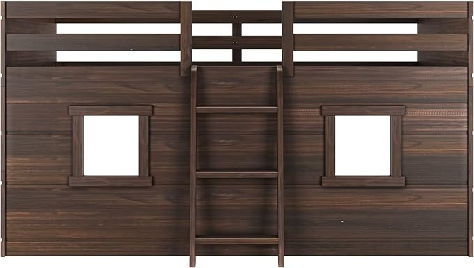 Max & Lily Modern Farmhouse Twin Low Loft Bed - Image 4