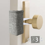Door Silencer Door Latch Covers Padded Cushion Quiet Closer Door Lock Cover - Image 4
