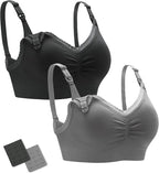 Stelle Lace Nursing Bras for Breastfeeding Seamless Pregnancy Maternity by StelleAthletica