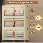 480Qt/120Gal Extra Large Stackable Storage Bins - Image 8