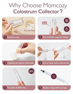 Momcozy Colostrum Collector Reusable Breast Milk Collector, Portable Colostrum - Image 5