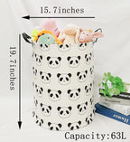 Round Laundry Hamper Storage Basket Laundry Organizer Hamper Storage Bins - Image 7
