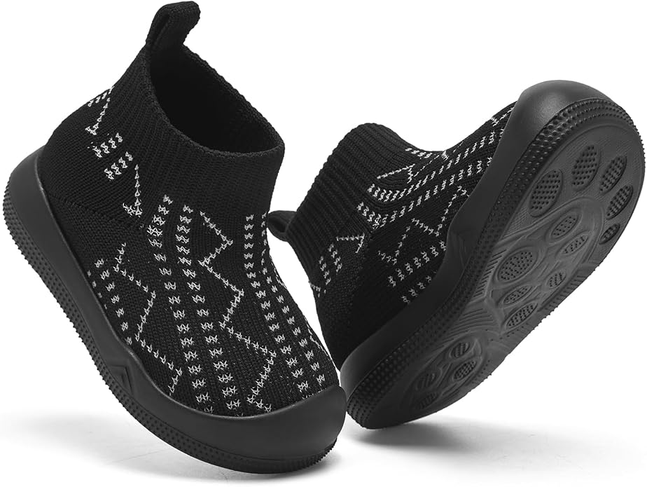 Baby Non Slip Socks Shoes Boys Girls Soft Slip On Sneakers Protection Toe - Image 2