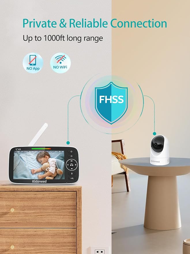 Kidsneed 5" Split Baby Monitor - Image 9
