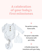 Caden Lane Newborn Knotted Gown - Image 6