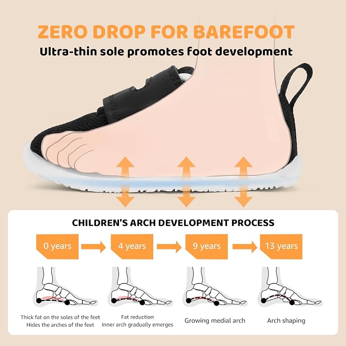 Baby Boy Girl Shoes Toddler Wide Toe Box Shoe Barefoot Non-Slip First Walking - Image 6