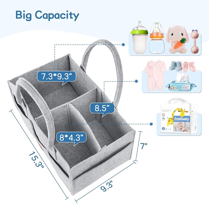 Maliton Diaper Caddy Organizer - Image 2