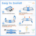 Collapsible Baby Bathtub for Newborn, Baby Bath Tub - Image 5
