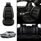 Seat Covers for Dodge Challenger 2008-2023 | 5-Seats Leather Seat Covers - Image 2