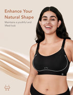 Pumping Bra Hands Free Zip Opening Design Seamless Nursing Bras - Image 5