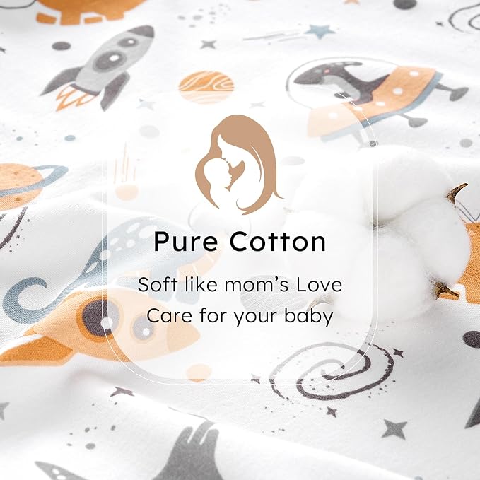 Baby Sleep Sack 0-6 months, 100% Cotton Sleeping Sack - Image 5