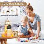 Portable Bottle Warmer, Travel-Friendly, Leak-Proof, Precise Temp-Control & LCD - Image 5