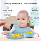 Baby Silicone Feeding Set, Toddler Led Weaning Utensils Sets - Image 7