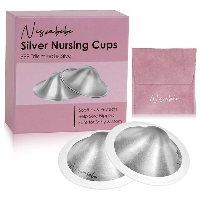 The Original Silver Nursing Cups-Nipple Shields by NISXABEBE