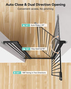 COMOMY 42" Extra Tall Baby Gate - Image 3